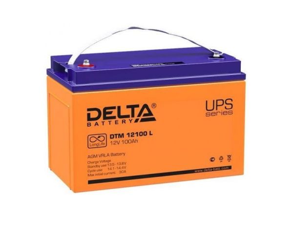 Аккумулятор для ИБП DELTA DTM12100L-- 12 В 100 Ач