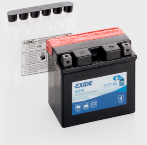 Аккумуляторная батарея Exide ETZ7-BS